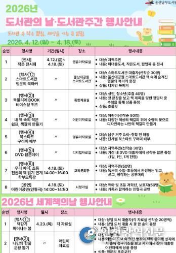 남부도서관 안내문