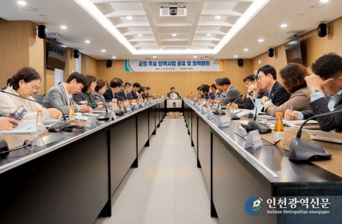 군정 주요 정책사업 읍·면과 공유