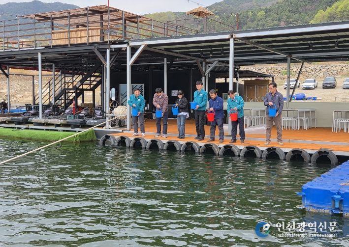 합천군, 합천호에 빙어 50만마리 방류