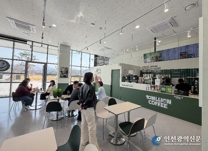평창군, 자활사업단 「백억커피」 평창올림픽플라자에 문 열어