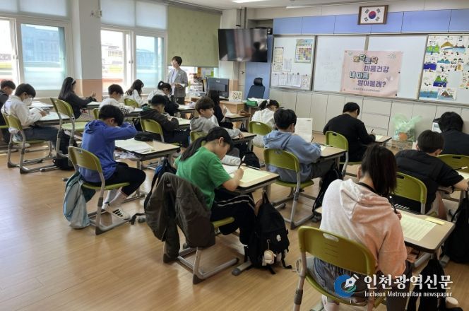 예천군청소년상담복지센터, 청소년 집단 심리검사 실시