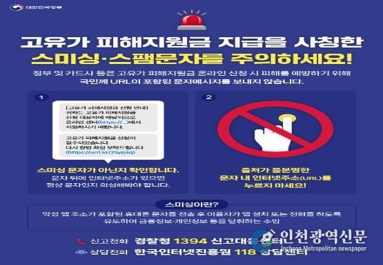 스미싱 피해예방 대응요령